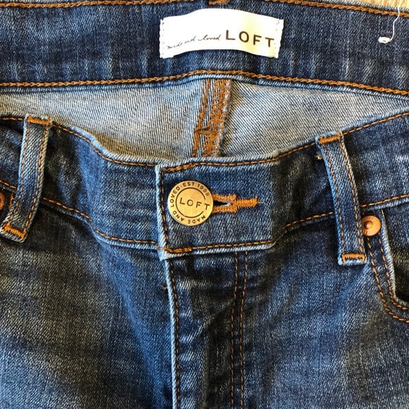 ‼️SOLD‼️: Ann Taylor Loft Y2K ankle crop pants - Picture 2 of 5